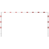 Height restriction barriers | stationary | fixed, 100 x 100 mm, for casting in concrete | total width: 6000 mm | clear height: approx. 2300 mm